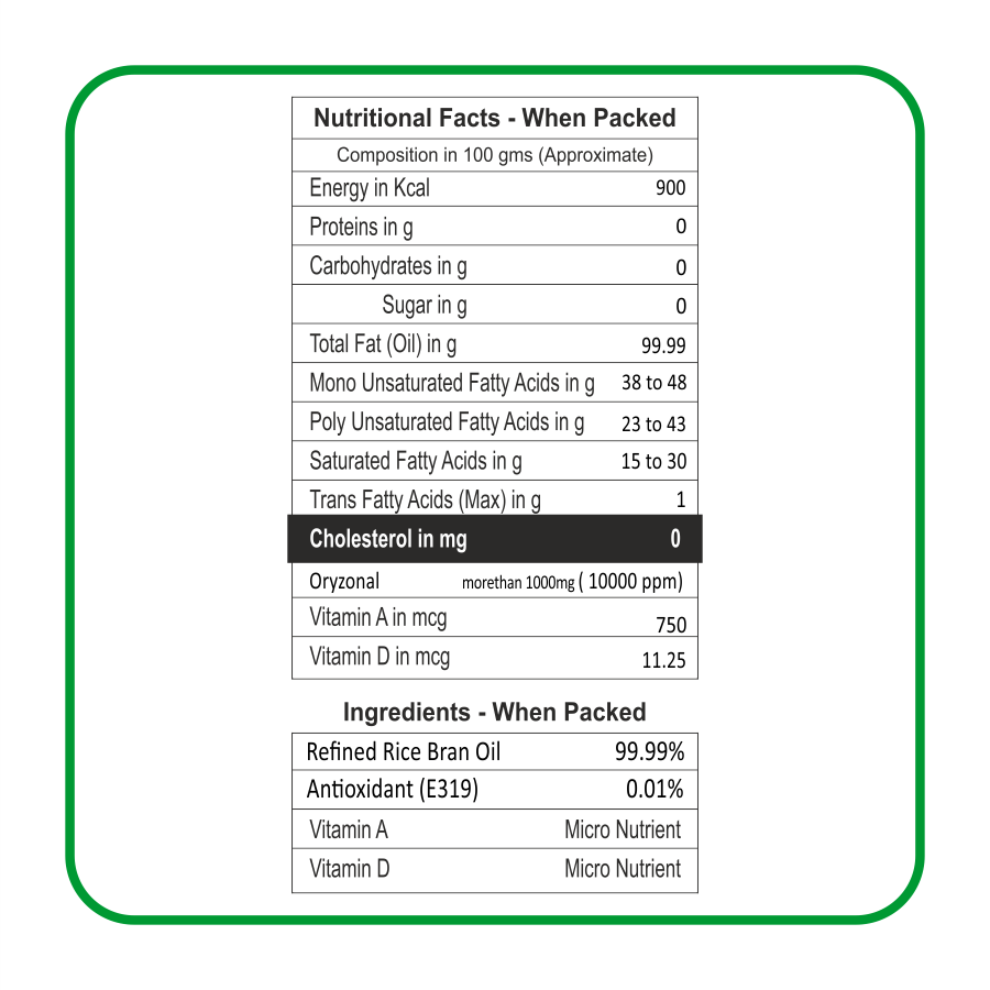 Rice Bran Oil (1L) Pouch